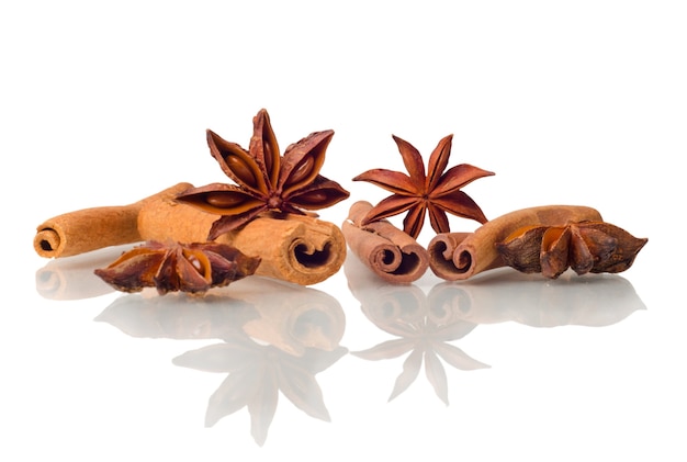 Star anise and cinnamon beer ingredients