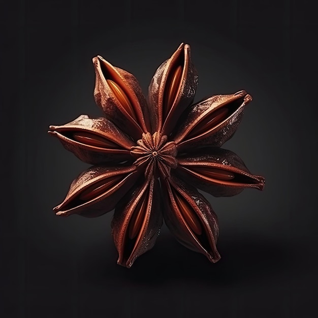 Photo star anise isolated