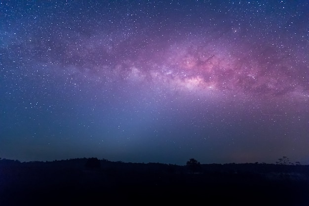 Star, astronomy, Milky Way Galaxy, Chaiyaphum, Thailand