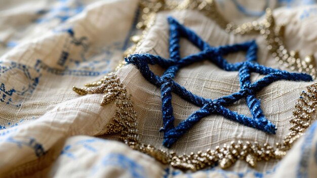 Star of David Fabric for Passover