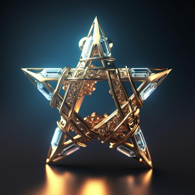 Star of david high quality 4k ultra hd hdr