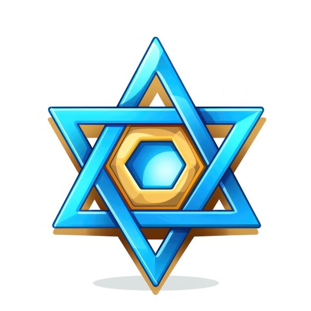 Star of David icon for Hanukkah