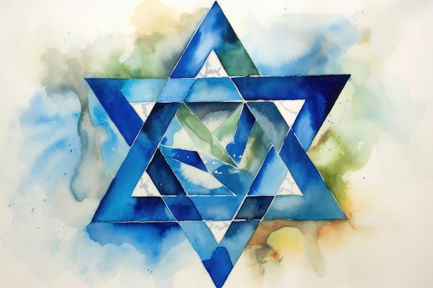 Star of David symbol of Israel