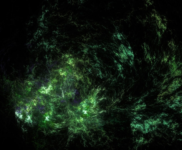 Star field background. Green background.