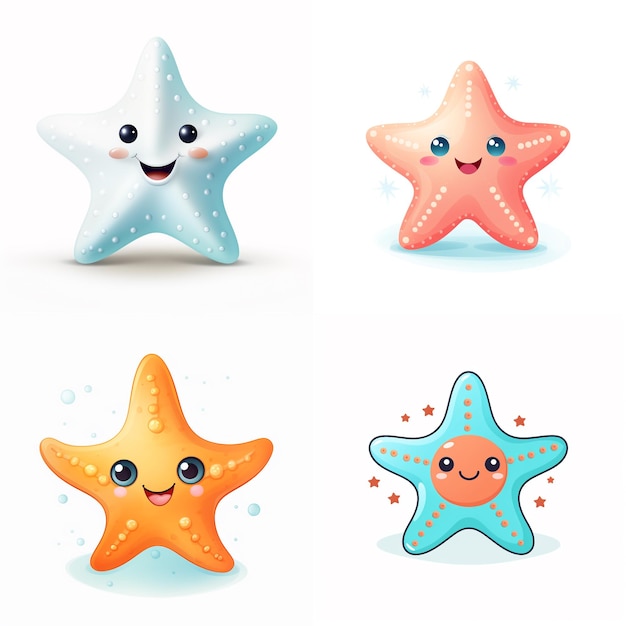 star fish cute simple