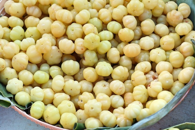 star gooseberry at the market