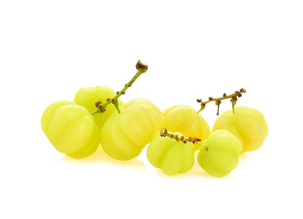 Star gooseberry on white background