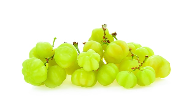 Star gooseberry on white background