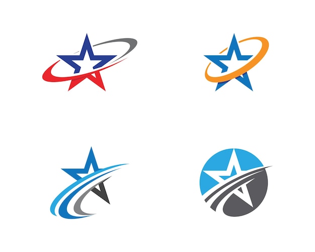 star logo template vector