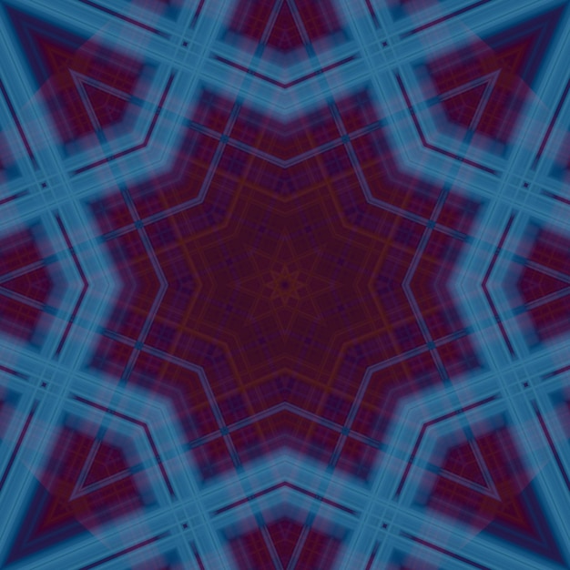 Star seamless pattern Line pattern Kaleidoscopic background