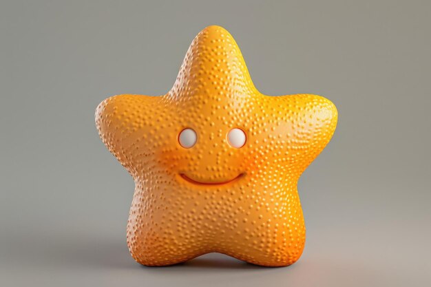 Star shaped stress ball with writing space