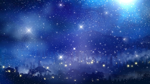 the star shines over the manger of christmas of jesus christ.