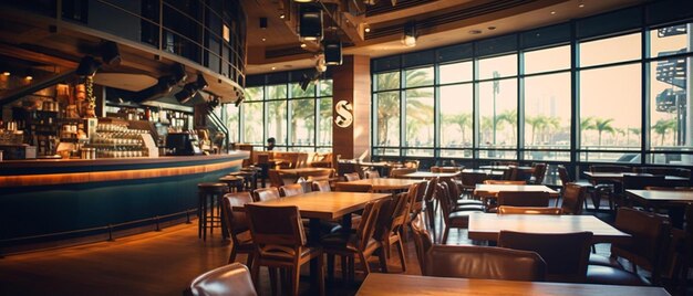 starbucks cafe interior