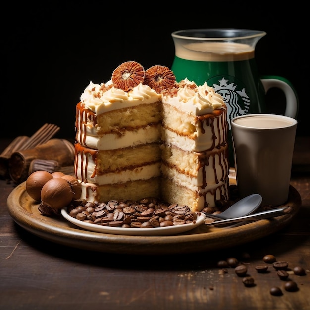 Photo starbucks cake