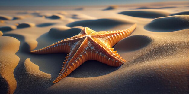 Морская звезда на пляже обои