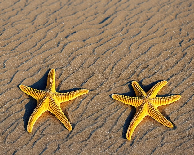 Foto stella marina sulla spiaggia
