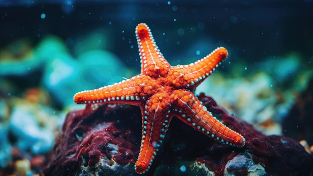 a starfish is shown in a photo.