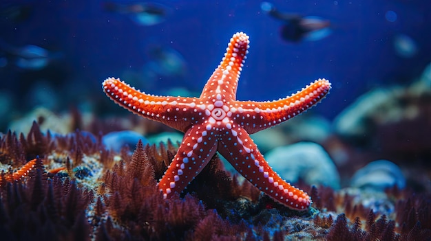 a starfish is shown in a photo.