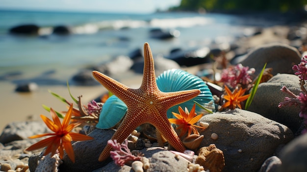 starfishs HD 8K wallpaper Stock Photographic Image