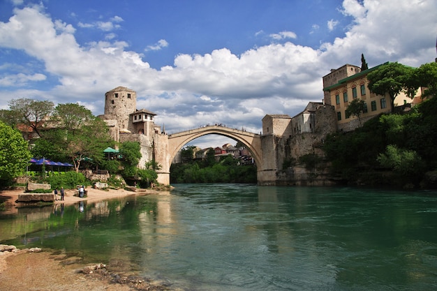 Stari Most - the old bridge in Mostar, Bosnia and Herzegovina