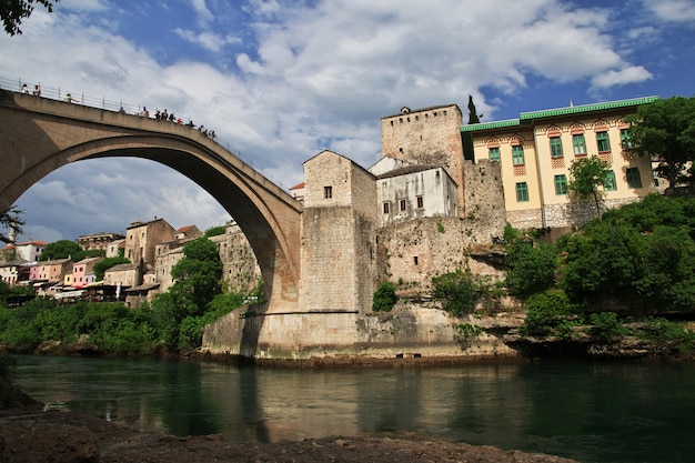 Stari Most - the old bridge in Mostar, Bosnia and Herzegovina