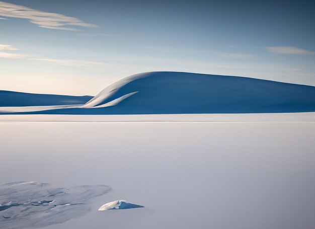 Premium AI Image  The stark beauty of the Arctic tundra a vast frozen 