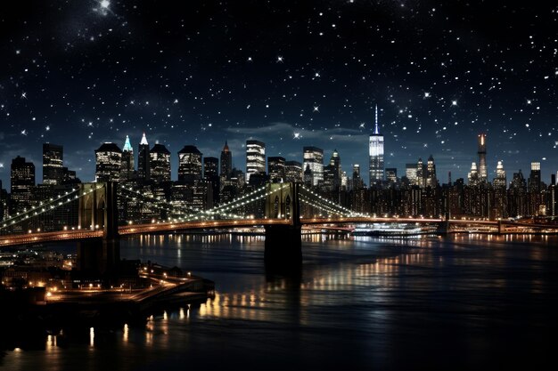 Звездный город, город снов, ночная фотография
