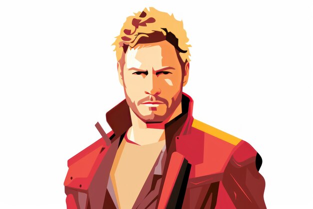 StarLord icon on white background ar 32 v 52 Job ID a53c03d632cf4269aacfeac8886abb5d