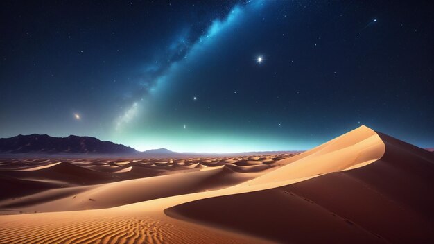 Starry Desert Night