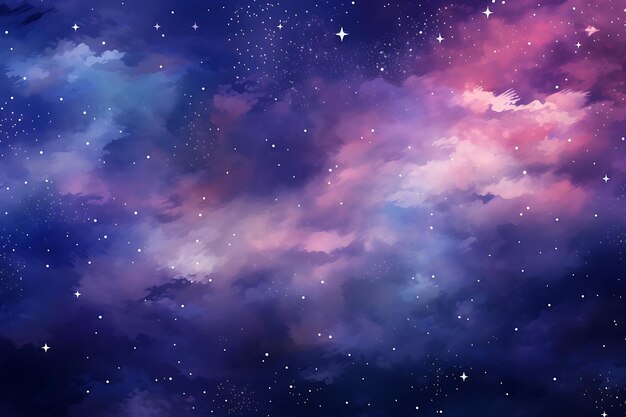 Starry Galaxy Background