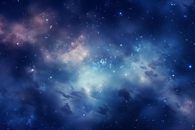 星の銀河の背景