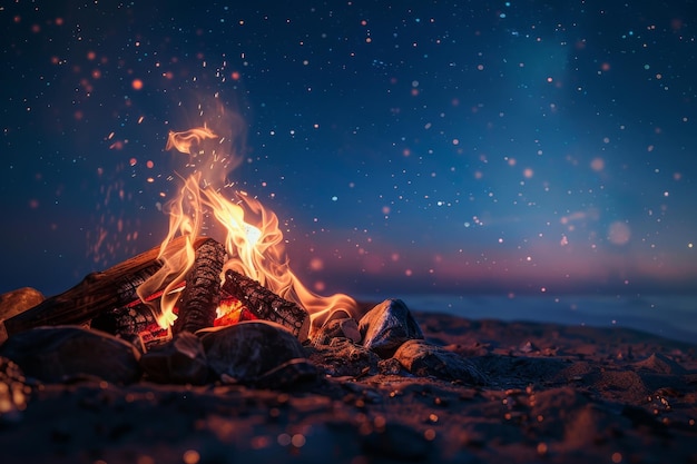 Starry Night Campfire