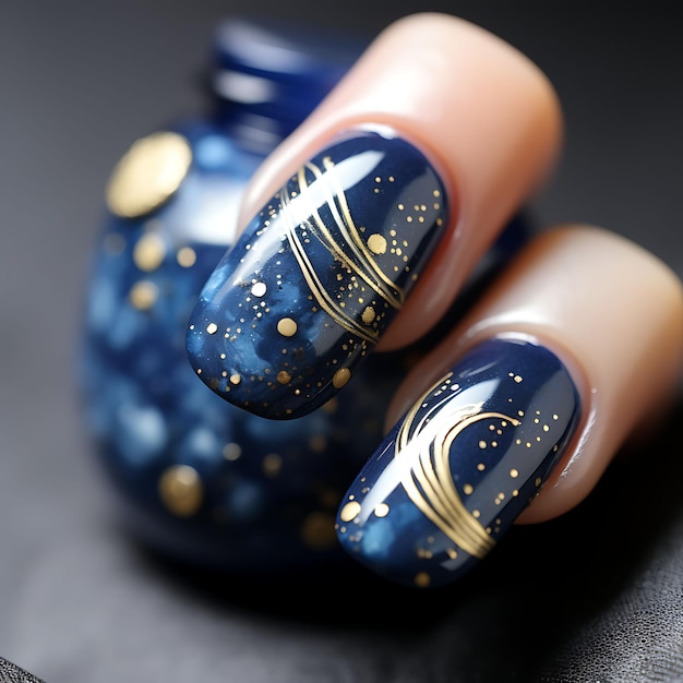 Buy Bluezoo Full Nail Art Sticker Van Gogh's Starry Night Fullnail  Stickers,14 Decals/sheet (Pack of 2 Sheets) Online at Low Prices in India -  Amazon.in