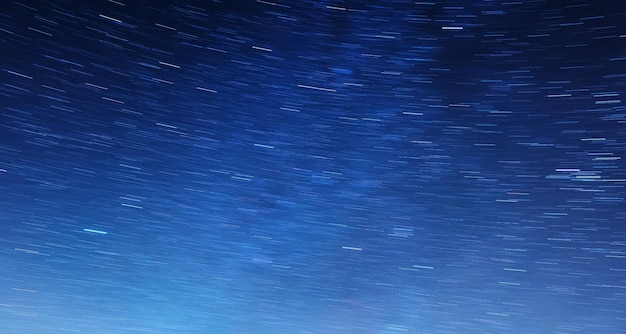 Starry night sky Senja islands Norway Stars as a background Winter landscape with night sky