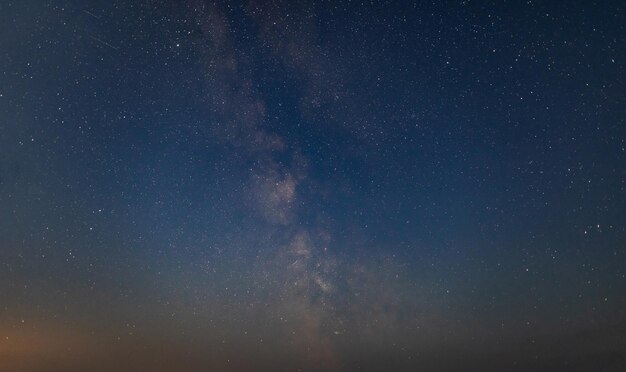 天の川銀河の息を呑むような景色を望む星空