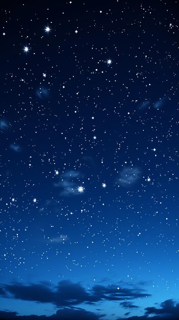 Photo starry night sky