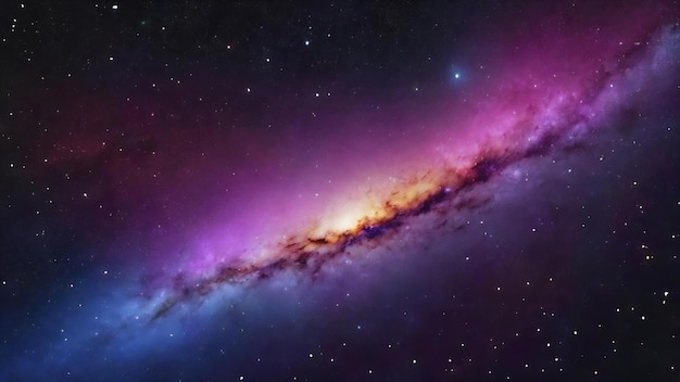 Звездное космическое пространство фоновая текстура красочное звездное ночное небо внешнее