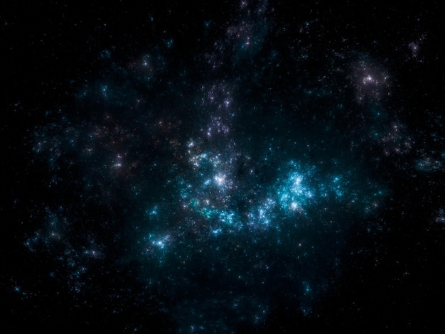 Звездное космическое пространство фоновой текстуры Красочное звездное ночное небо