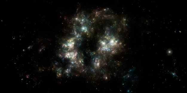 Starry outer space background texture