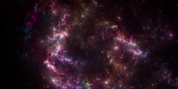 Starry outer space background texture