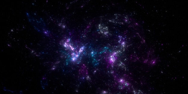 Starry outer space background texture