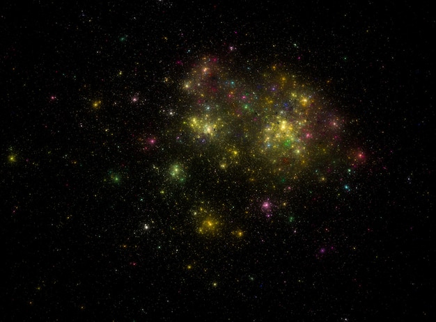 Struttura stellata del fondo dello spazio cosmico