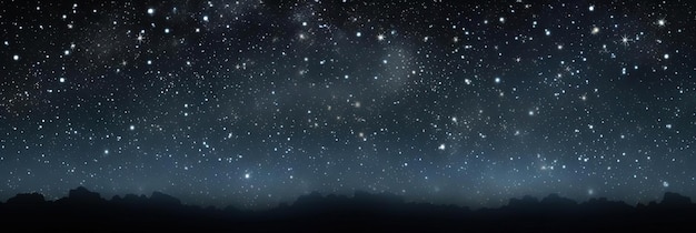 a starry sky with numerous stars on it in the style of light black and