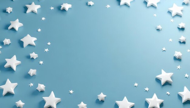 Photo stars background 3d