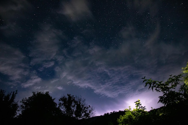 Stelle nel cielo notturno