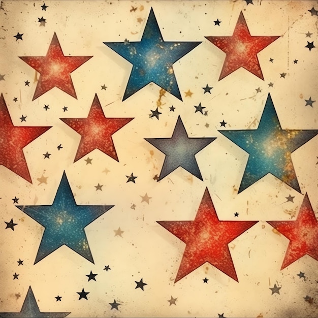 Photo stars old paper vintage digital paper