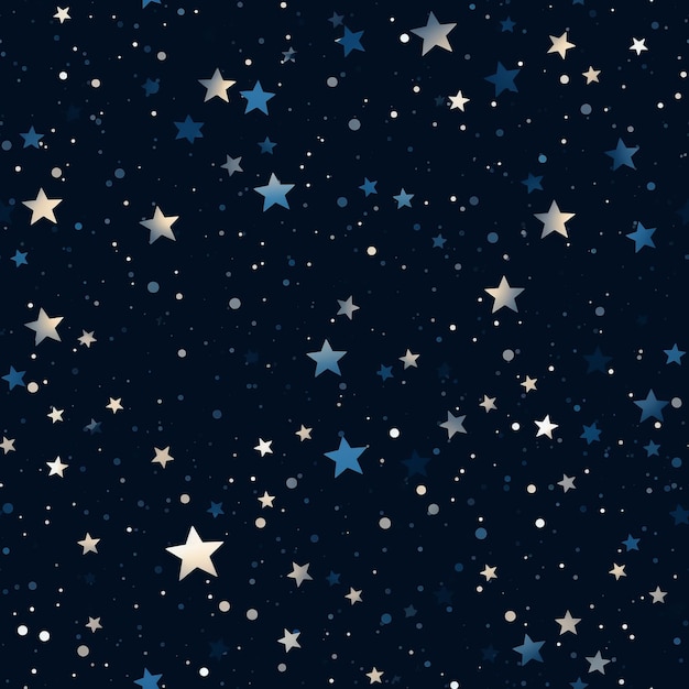 Stars pattern Beautiful illustration picture Generative AI