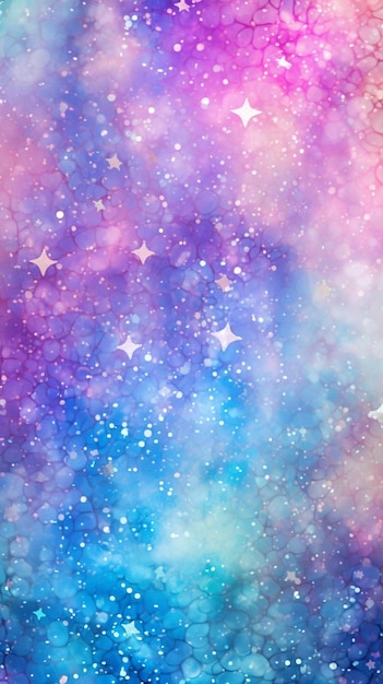 Beautiful Vibrant Galaxy Rainbow Background · Creative Fabrica