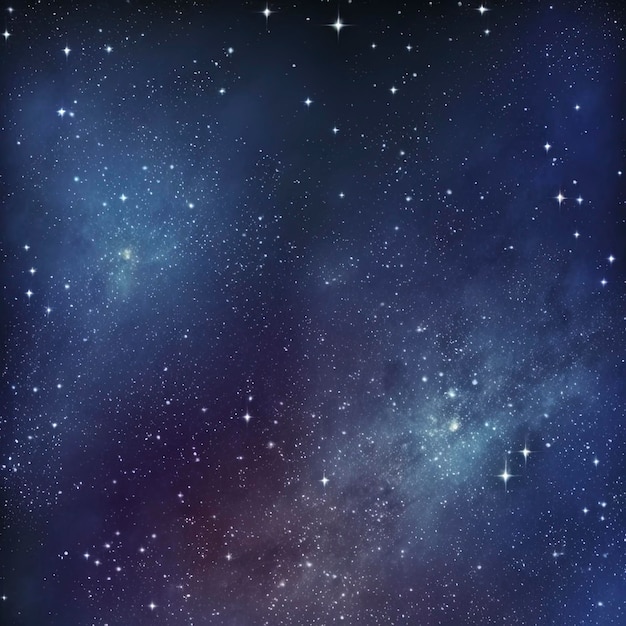 Stars in sky, starry night starlight shine of milky way, space\
cosmic background, starry background.