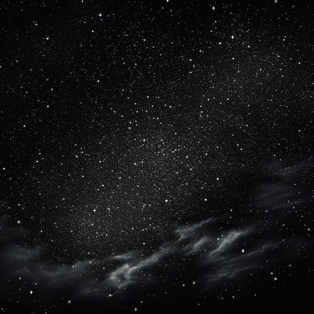 stars style texture with black background